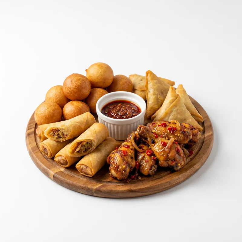 Small chops platter